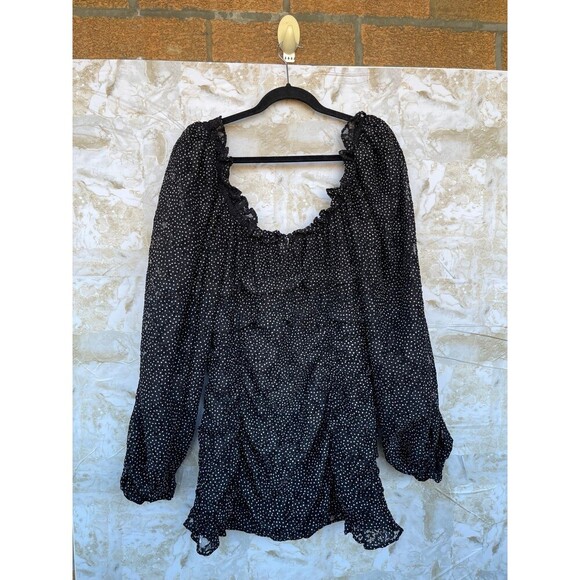 For Love & Lemons  Lelia Mini Dress in Black size XL - Picture 11 of 12
